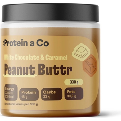 Protein&Co. Arašidový krém s karamelom 330 g