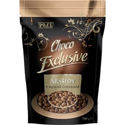 POEX Choco Exclusive arašidy v mliečnej čokoláde 700 g