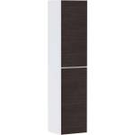 Hansgrohe Xevolos E - Висок шкаф 40x176x36 см, 2 врати, панти отдясно, матово бяло/тъмен дъб 54221730 (54221730)