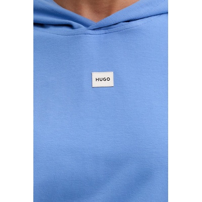 HUGO BOSS суичър с качулка дамски с памук signature_hoodie (50556816)