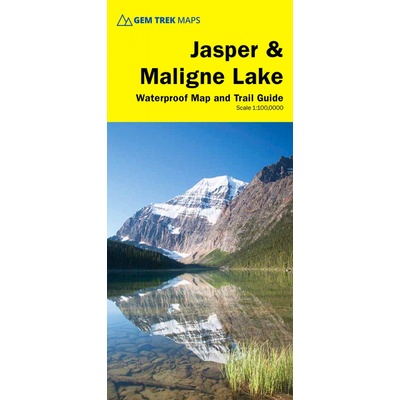 Cordee mapa Jasper, Maligne Lake 1:100 t. Gem Trek voděodolná