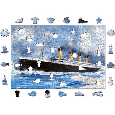 Wooden City - Puzzle Titanic 505 wooden - 500 piese