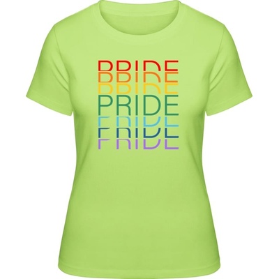Premium Tričko Dúhový dizajn Pride Pride Pride Limetková