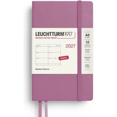 Dusty Rose Pocket A6 Týdenní 2027