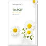 Nature republic Real Nature Chamomile Sheet Mask - Успокояваща маска за лице с лайка 1бр/23мл