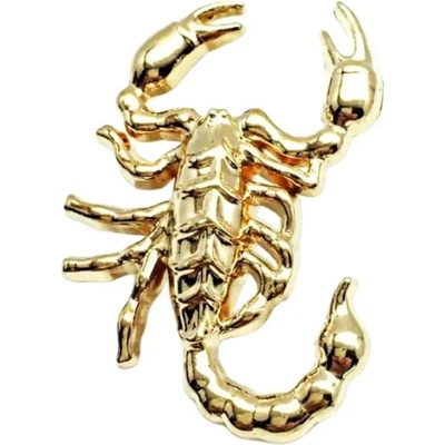 Amparo Miranda Brošňa do klopy škorpion P922 zlatá