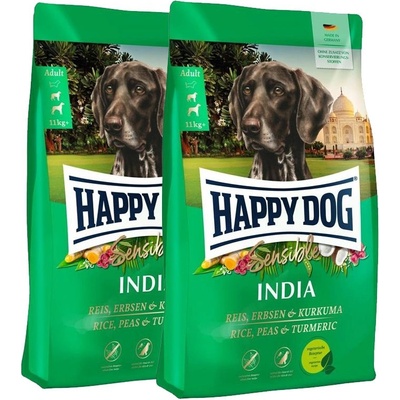 Happy Dog Sensible India 2 x 10 кг