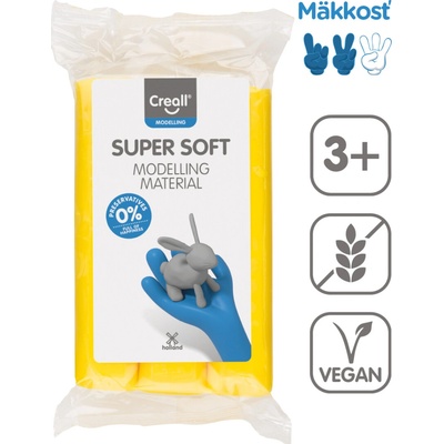 Creall modelovacia hmota Super soft 500 g žltá
