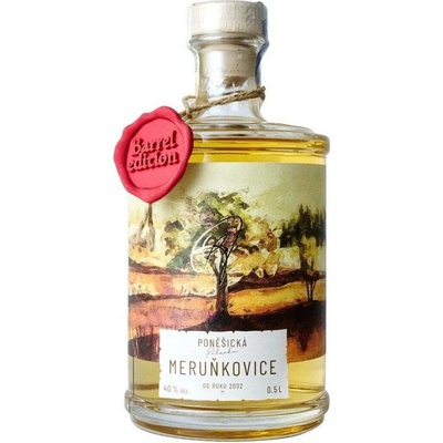 Poněšická mrkvovice 40% 0,5 l (holá láhev)