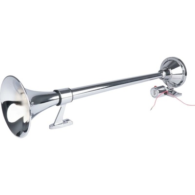 Zvuková signalizácia klaksónu chróm 640 mm 12V 24V AMIO-04076