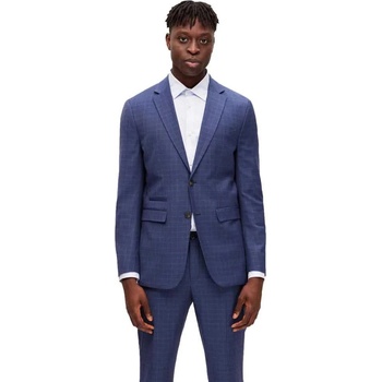 SELECTED Сако Selected Neil Slim Fit blazer - Blue (Navy Blazer / Checks)