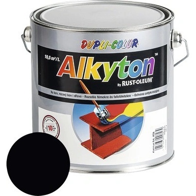 Alkyton dupli color matná čierna matná RAL 9005 2,5 l