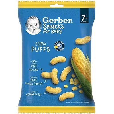 Gerber Snacks kukuřičné křupky 28 g