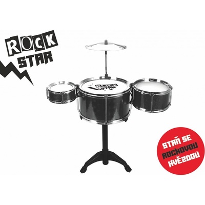 Teddies Bicí souprava Rock star plast s příslušenstvím v krabici