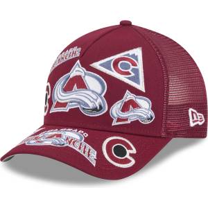 New Era Colorado avalanche all over 9forty винен, бяло, светлосиньо uni (60933248)
