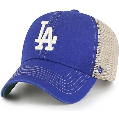 47 brand Шапка с козирка 47 brand MLB Los Angeles Dodgers в тъмносиньо с десен B-TRWLR12GWP-RYC (B.TRWLR12GWP.RYC)