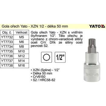 Bit 1/2" M6