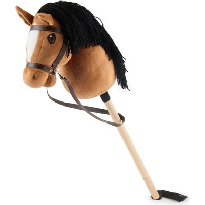 Hobby Horsing na tyči koník Bieco hnedý
