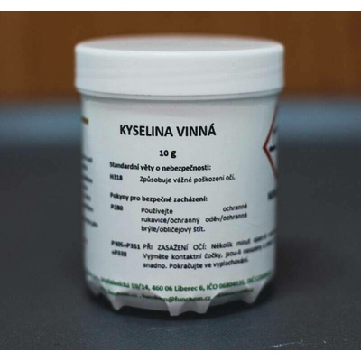 Strend Pro Kyselina vinná, potravinářská, 100 g ST2211148