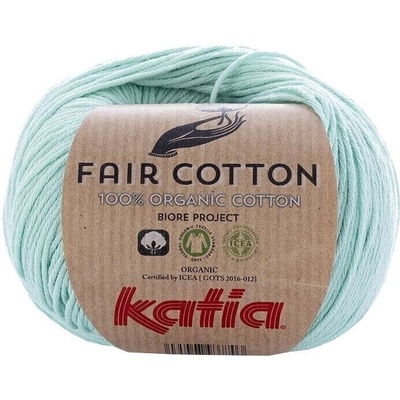 Katia Fair Cotton 29 Pastel Green Плетива прежда (1018-29-KATIA)