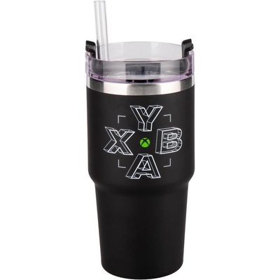 Paladone Чаша за път Paladone Games: XBOX - Level up (PP14597XB)