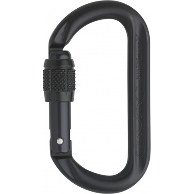 AustriAlpin Винтов карабинер Austrialpin Ovalo GI Screw Cap Locking carabiner - Matt Black - размер One Size (340-0028-0111)