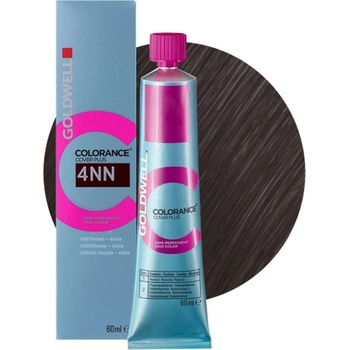Goldwell Colorance Деми-перманентна боя за коса 4NN Интензивно средно кафяво 60 ml