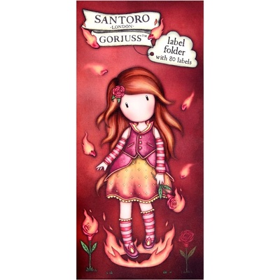 Santoro gorjuss Етикети и стикери Santoro Gorjuss - Fire In My Heart, 80 броя (703GJ07)
