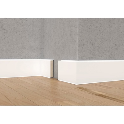 Döllken soklová lišta Cubu flex life bílá 40 mm x 2,5 m – Sleviste.cz