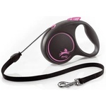 flexi Black Design XS -Ролетен повод 3м. въже до 8kg