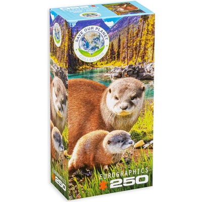 EUROGRAPHICS Пъзел Eurographics от 250 части - Видри (82515558)