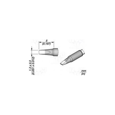 Hrot šroubovák 1,3x0,3mm pro nanotermokleště,pro nanopáječku