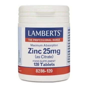 Image 1 of LAMBERTS Хранителна добавка Цинк, Lamberts Zinc 25mg (Citrate) 90 tabs