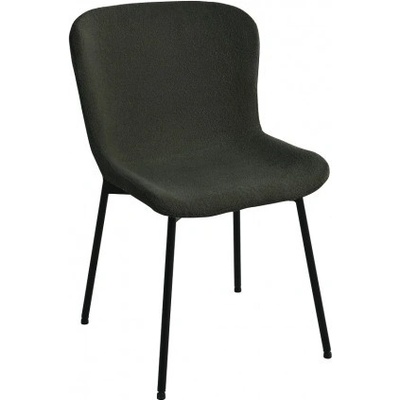 House Nordic Maceda bouclé zelená / černá