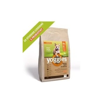 Yoggies Active granule lisované za studena s probiotiky Kachní maso & zvěřina 2 kg