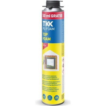 TKK ПЯНА МОНТАЖНА tkk top foam ПИСТОЛЕТНА 750мл + 50мл (47293)