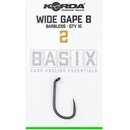 Korda Basix Wide Gape Hooks Barbless vel.6 10 ks