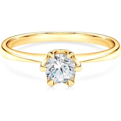 SAVICKI Годежен пръстен Savicki: злато, мойсанит