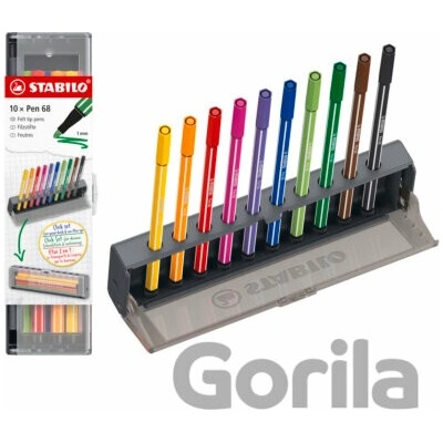 Stabilo Pen 68 10 ks Click Set