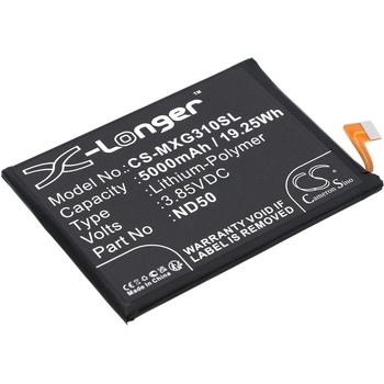Cameron Sino Батерия за Motorola Moto G31, G62 5G и други, 5000 mAh, Li-Pol (CS-MXG310SL)