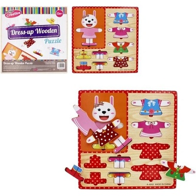 CreativeToys vkladačka obleč zajka