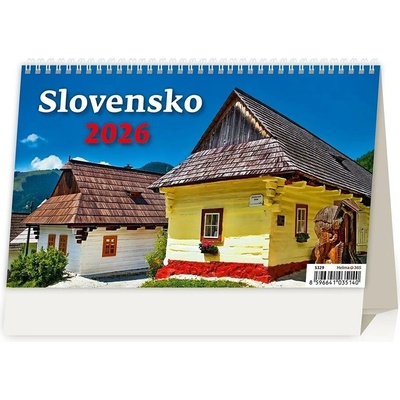 Helma Stolový riadkový 22,6x13,9 cm Slovensko 2026