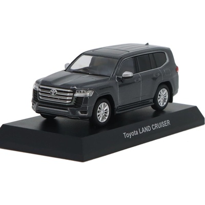 Kyosho Toyota Land Cruiser ZX 2021 černá časopis s modelem 1:64