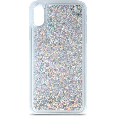 Huawei Калъф с течни брокати за Huawei Mate 30 Lite - Сребърен KP26738
