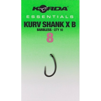 Korda Háčky Essentials Kurv X Barbless 10ks Vel. 8