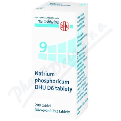 Natrium phosphoricum DHU D5-D30 nob.200 tabliet
