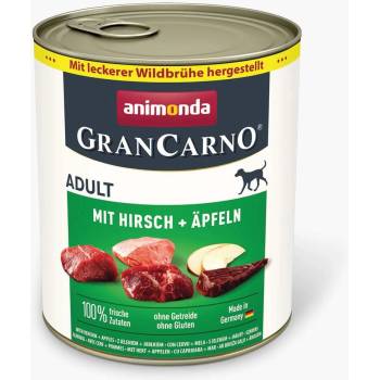 Animonda Gran Carno Plus - Пълноценна храна за кучета с еленско месо и ябълки, 800гр