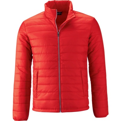 James & Nicholson pánska prešívaná bunda JN1120 Red