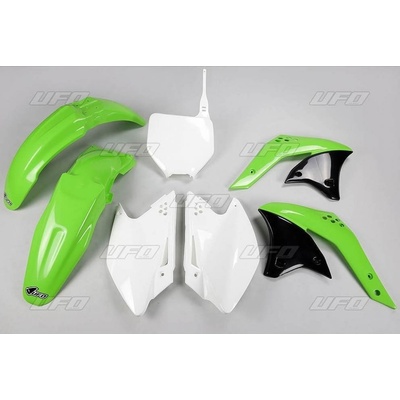 UFO kompletní plasty KAWASAKI KXF 250 07 OEM zelená/bílá KAWASAKI KX F 250 rok 2007 – Hledejceny.cz