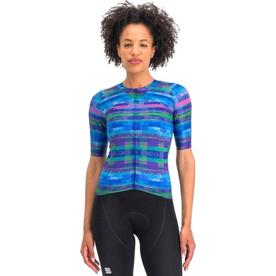 Sportful GLITCH Bomber dámsky multicolor blue